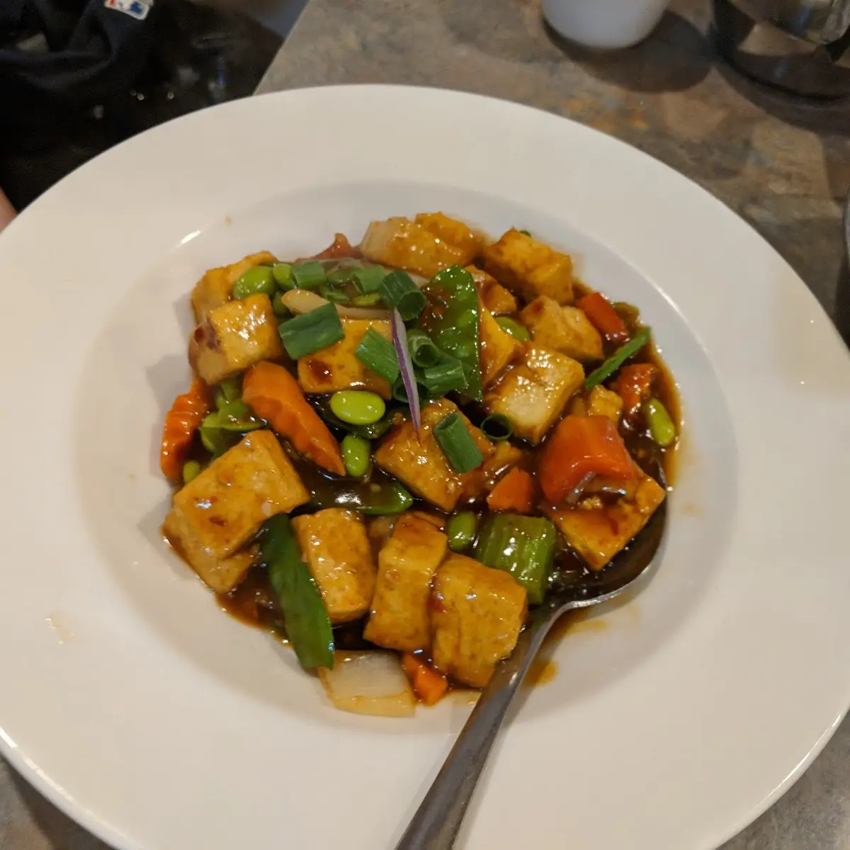 Tofu with Garlic Sauce