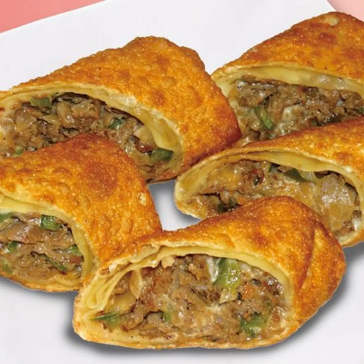 Steak Cheese Egg Roll
