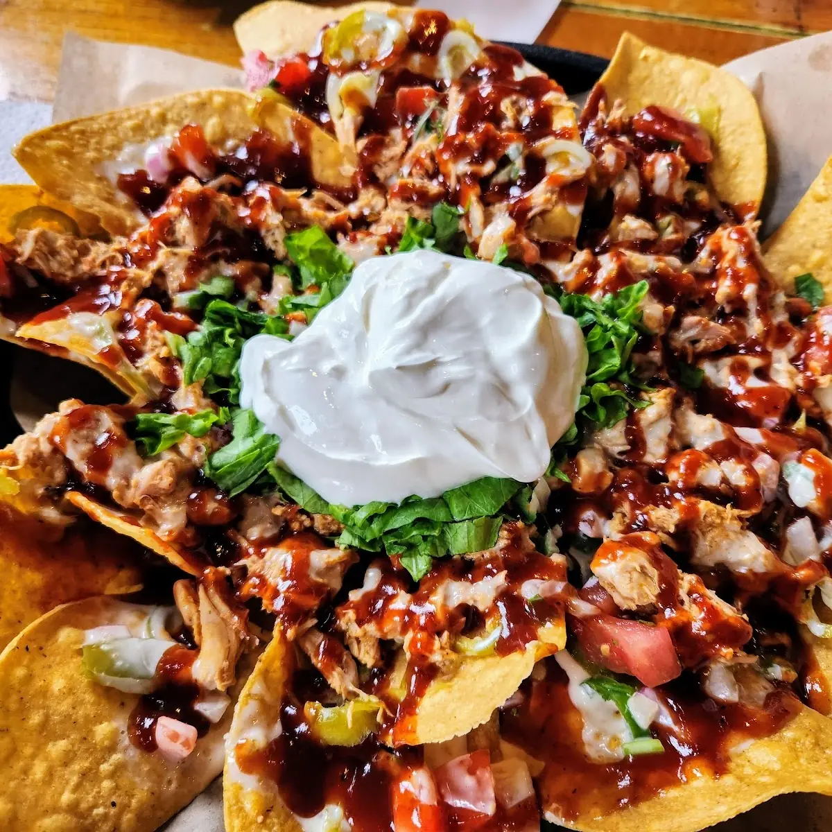 Large BBQ Nachos