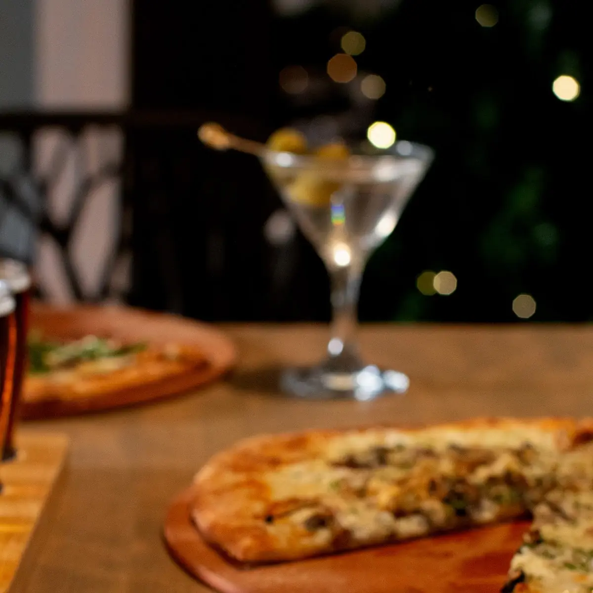 Wild Mushroom Pizza with Truffle Oil