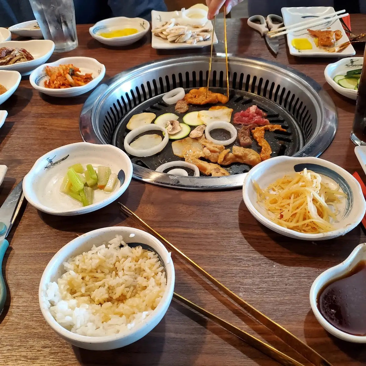 Brisket Squid and Pork Belly