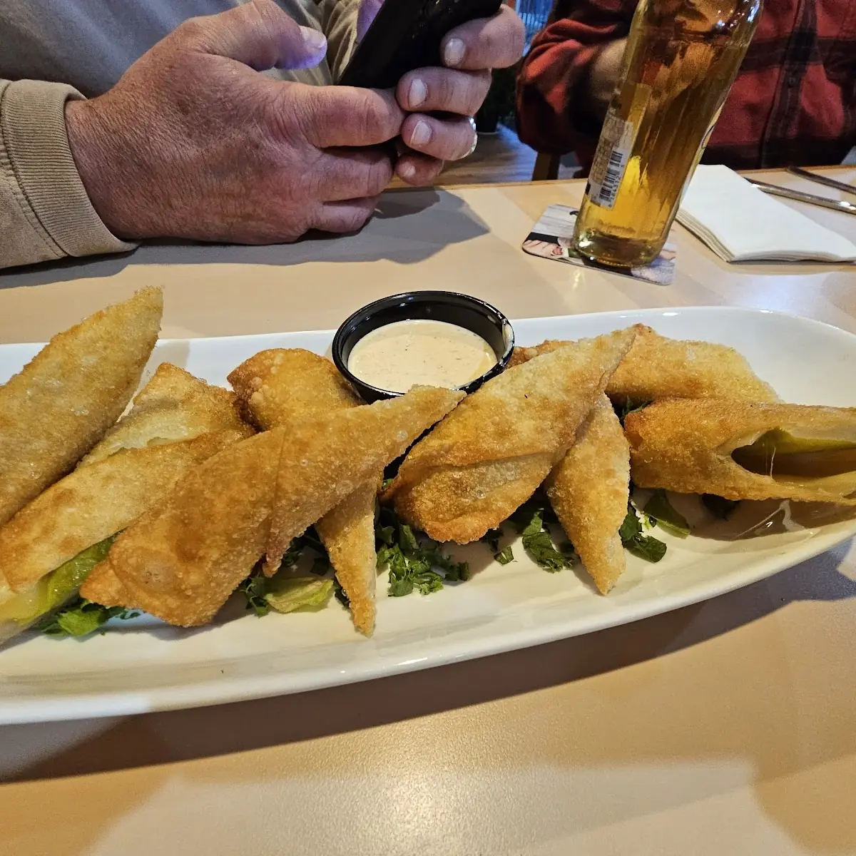 Cheesy Fried Pickles
