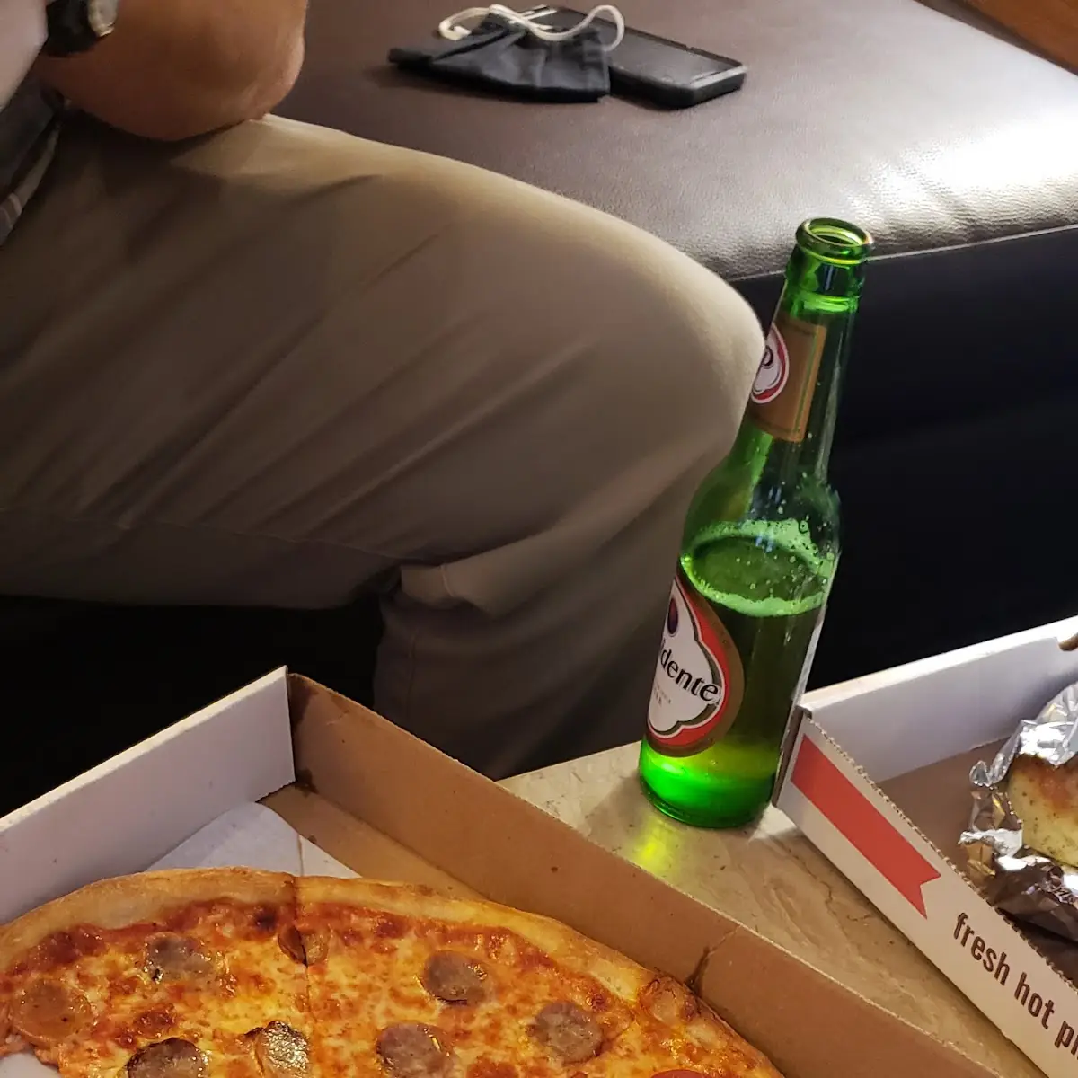 Pepperoni and Italian Sausage Pizza