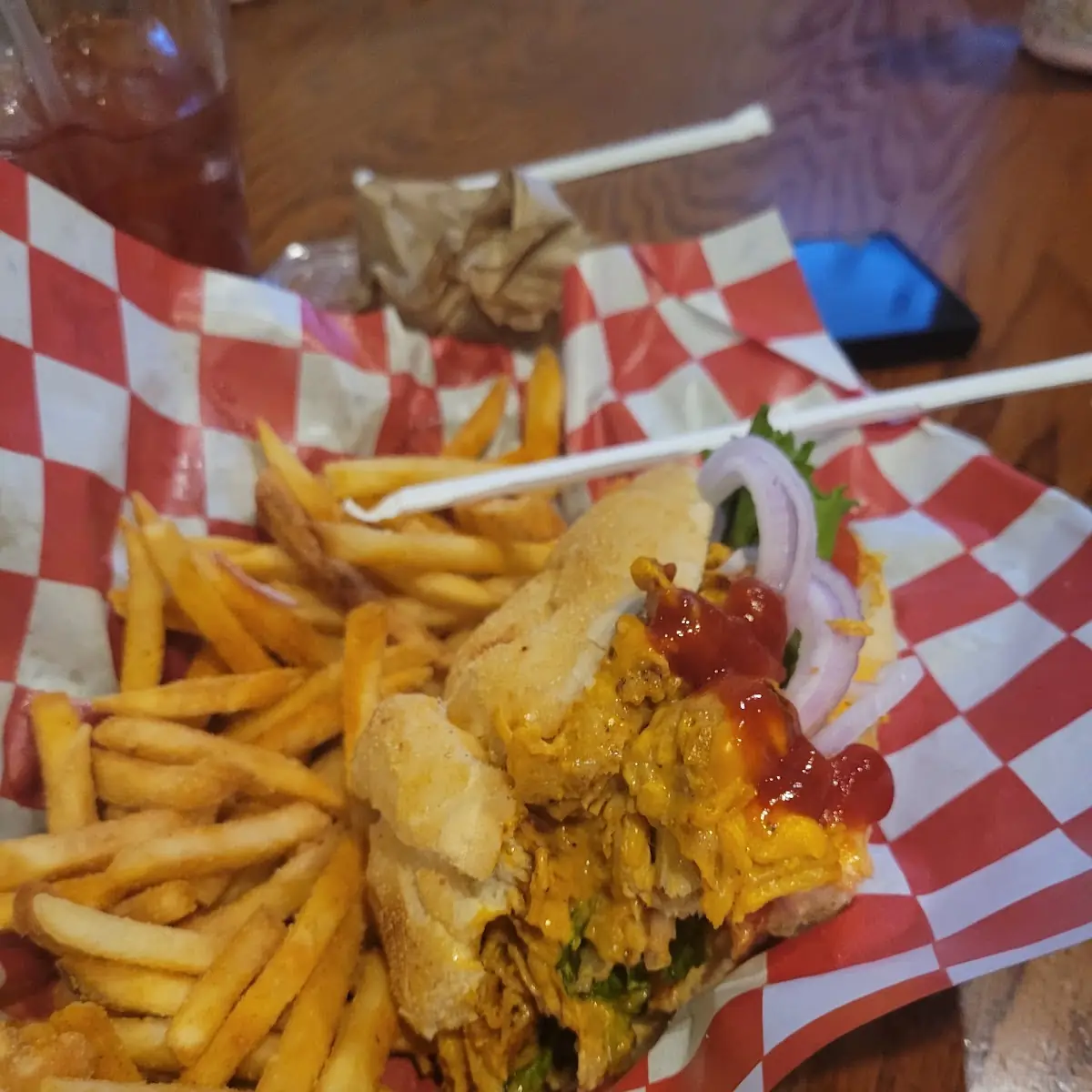 Philly Cheese Chicken Sandwich