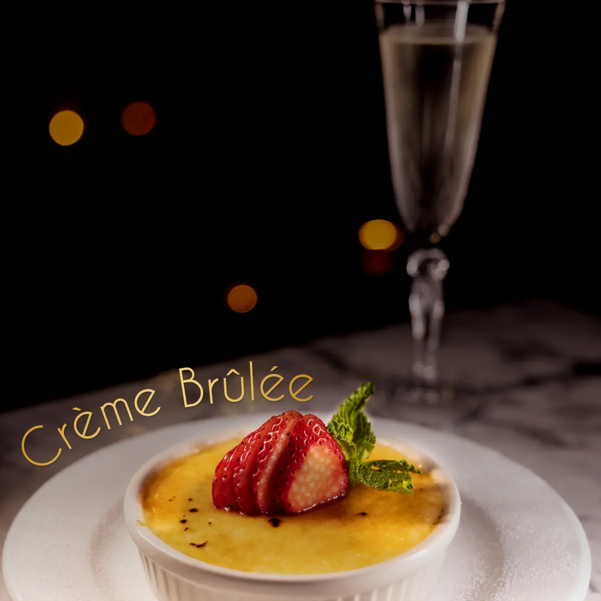 White Chocolate Crème Brûlée