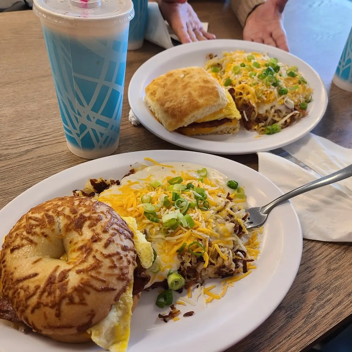 Biscuit Sandwich Combo and Bagel Sandwich Combo