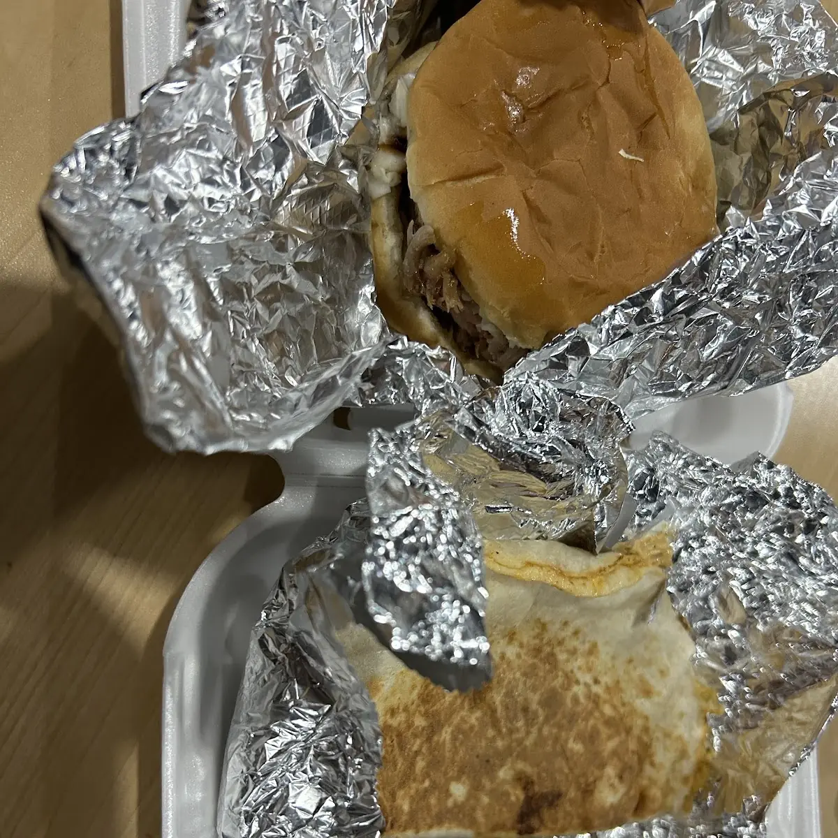 Burger and Quesadilla Combo