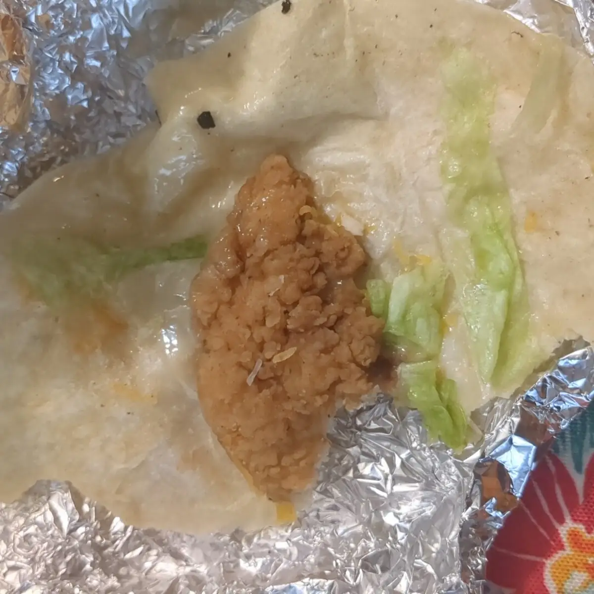 Sad Chicken Crispy Wrap