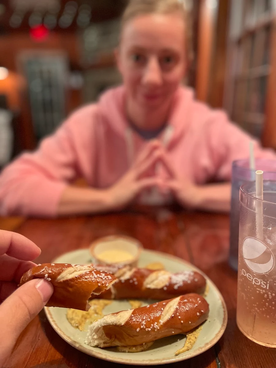 Bread Sticks with Cheese Dip