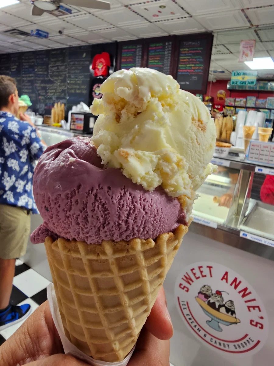 Black Raspberry and Key Lime Pie
