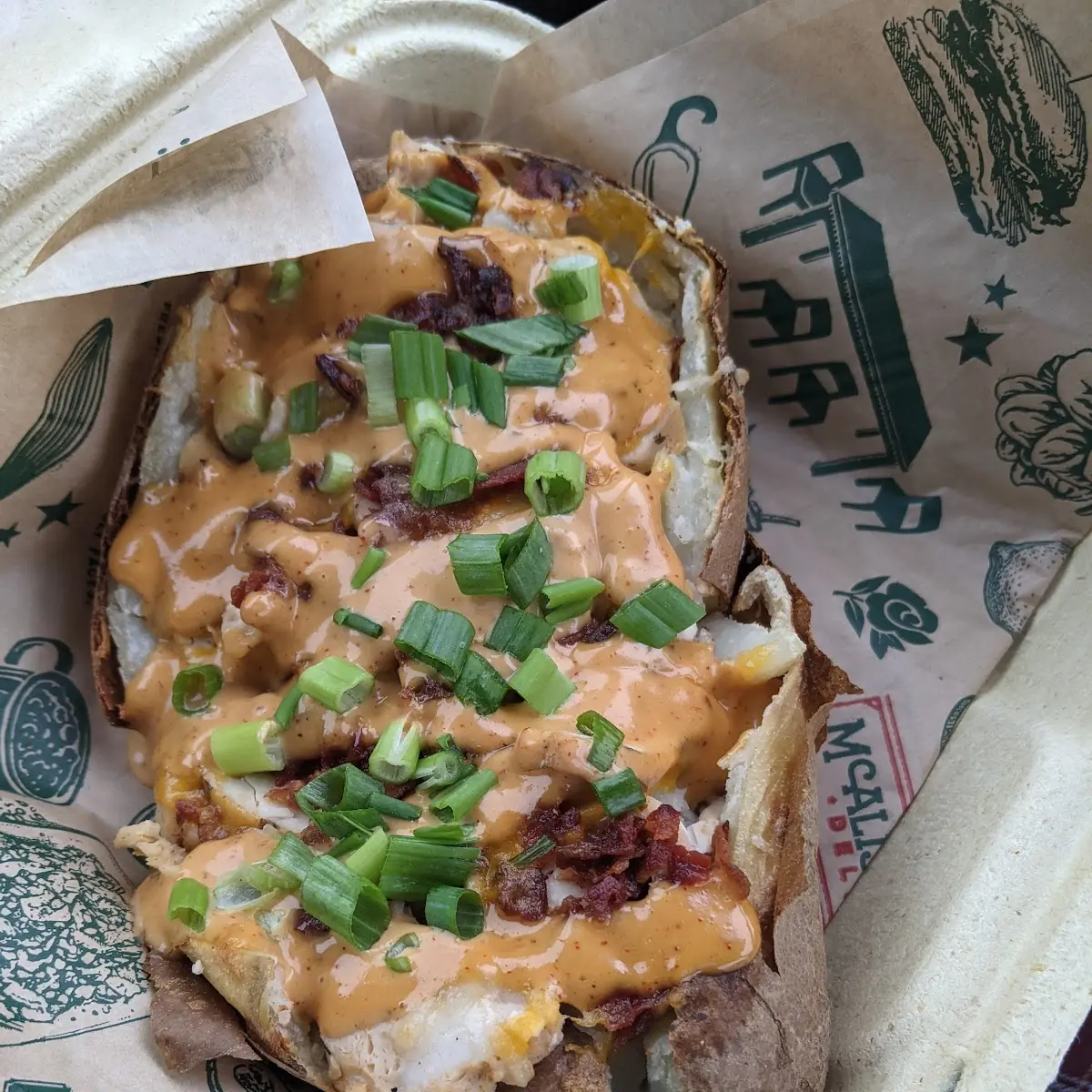 Chipotle Chicken Baked Potatoes