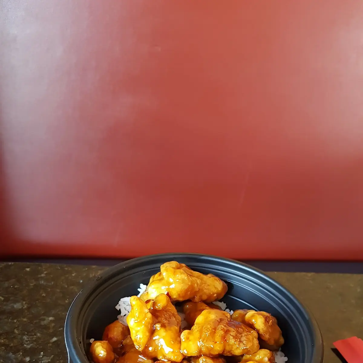 Orange Chicken with White Rice
