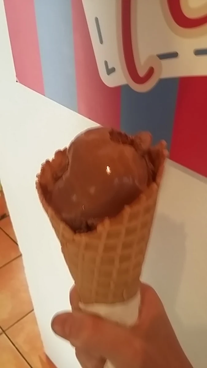Cake Come with Chocolate Ice Cream