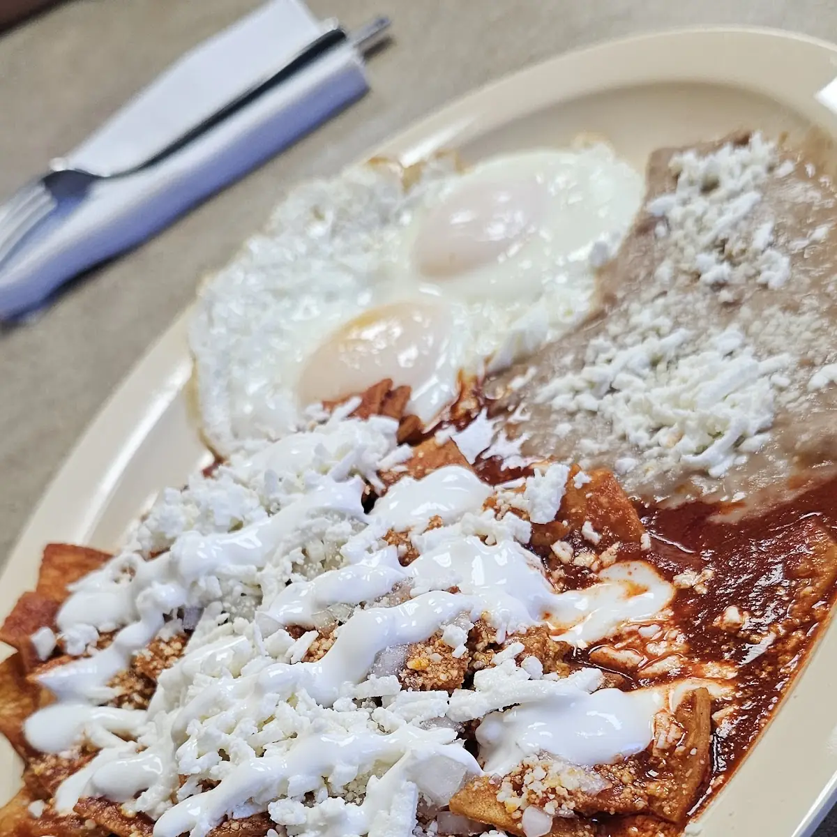Chilaquiles Rojos
