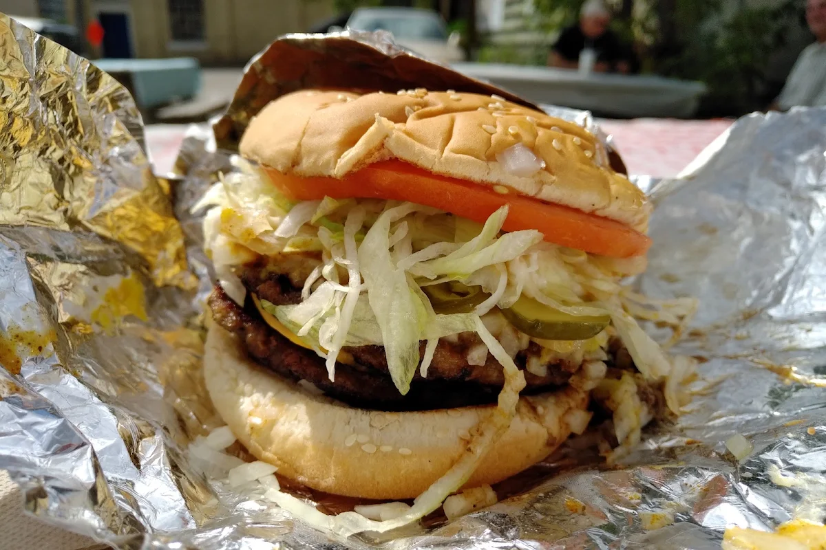 VJ's Double Special Burger