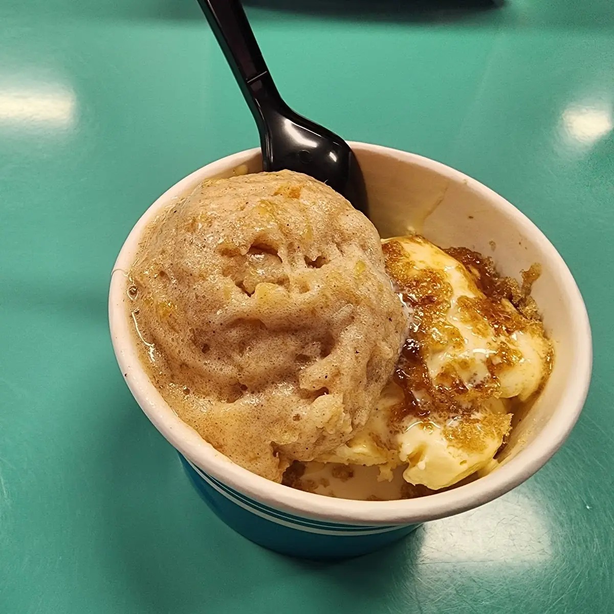 Pineapple Cinnamon Sorbet and Creme Brulee