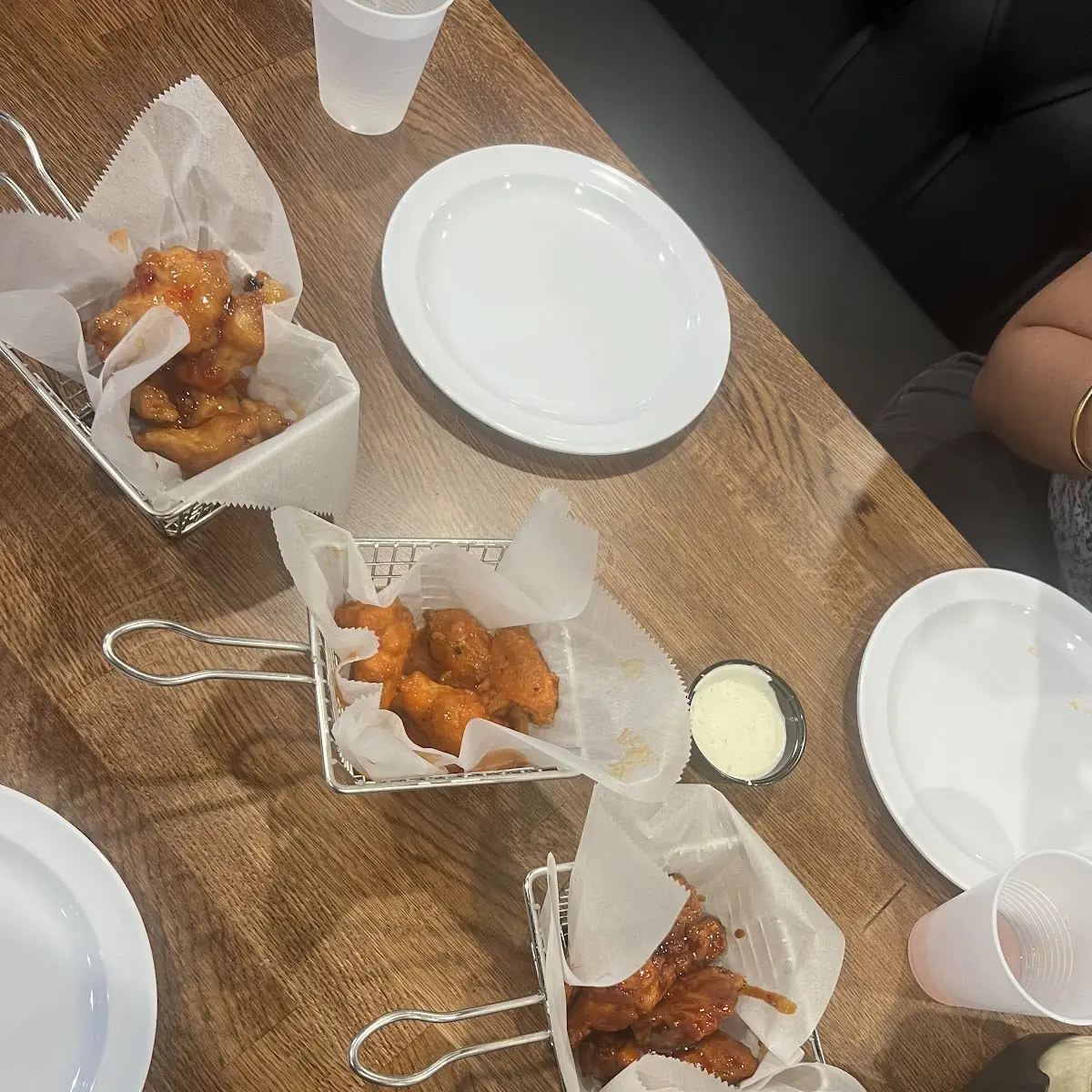 Chicken Wings and Mozzarella Sticks