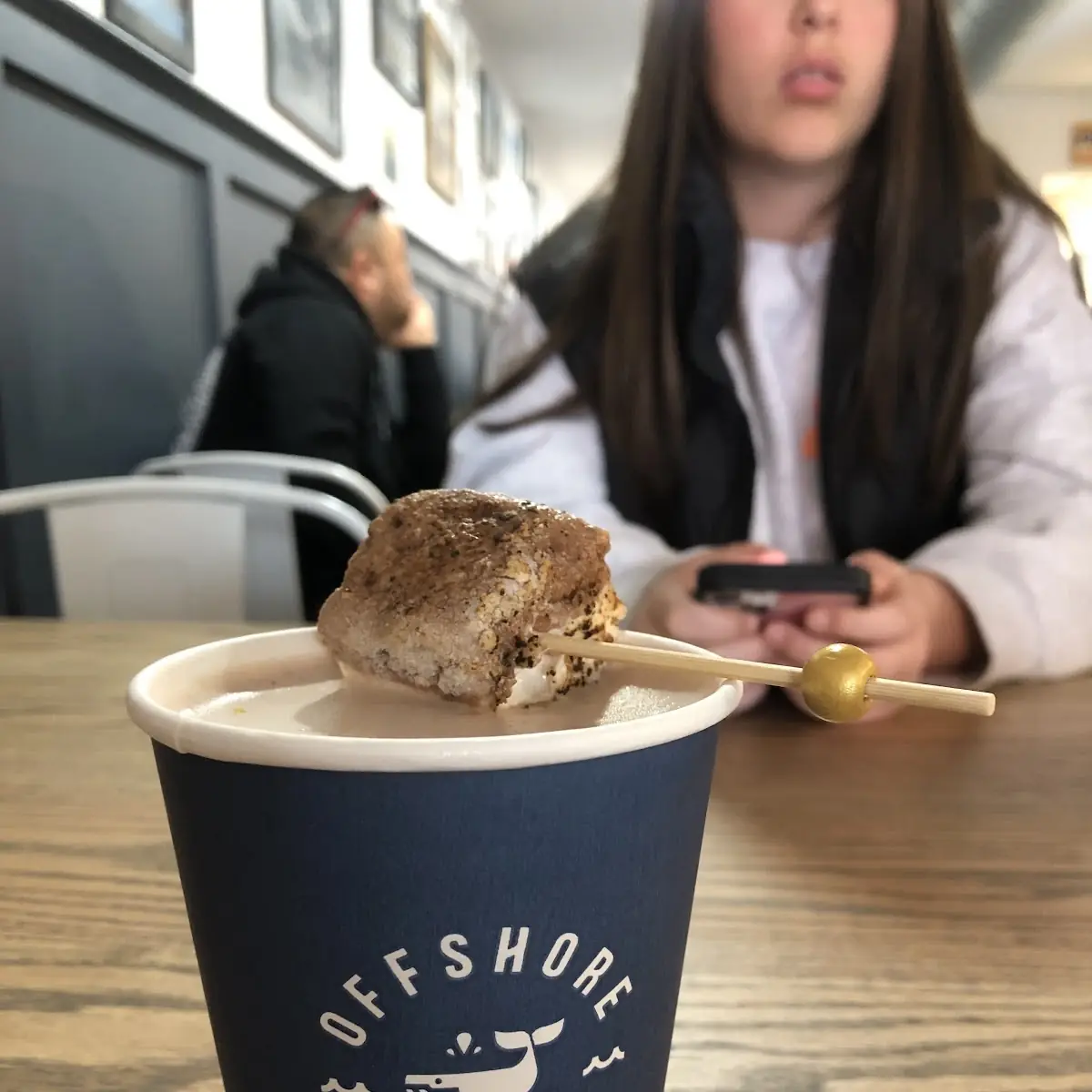 Hot Chocolate with Toasted Marshmallow