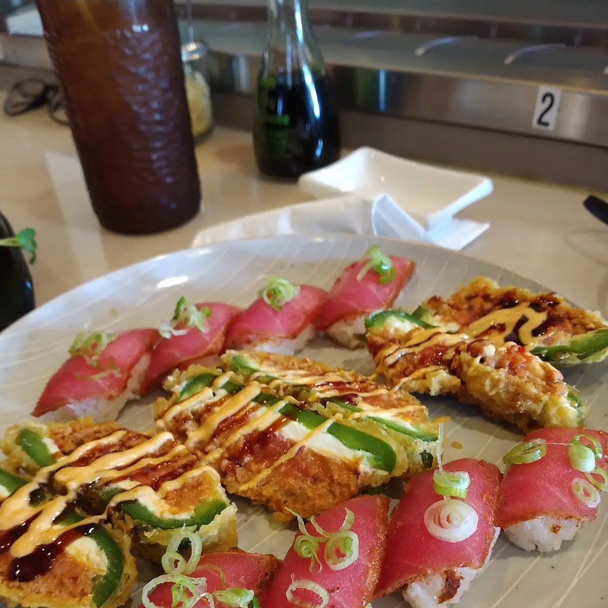 Tuna Tataki and Jalapeno Bombs