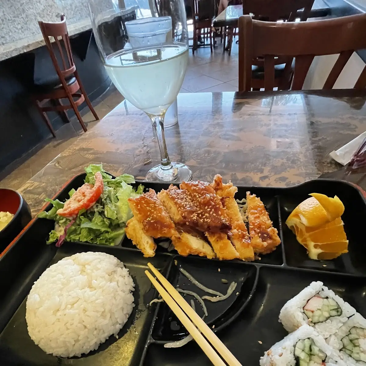 Sesame Chicken Bento Box