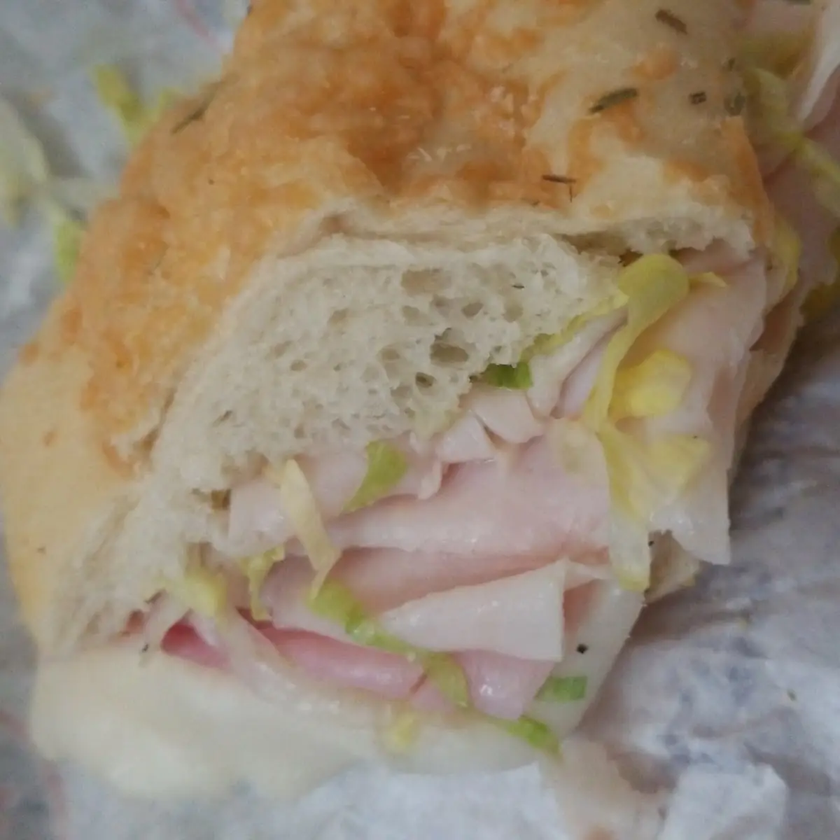 Turkey and Provolone Cheese Sub