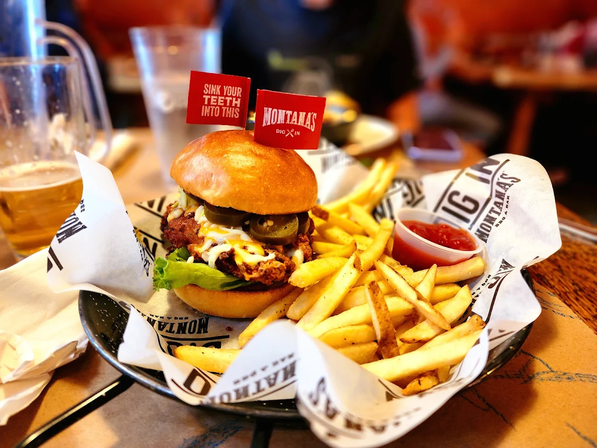 Burger and Fries