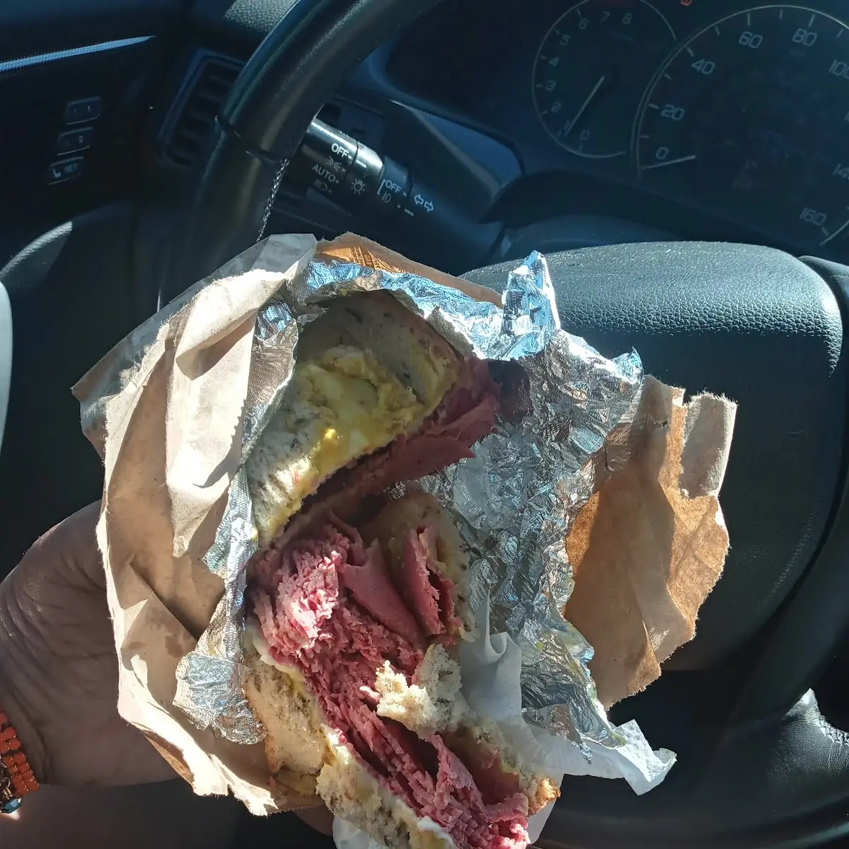 Hot Corned Beef Sandwich