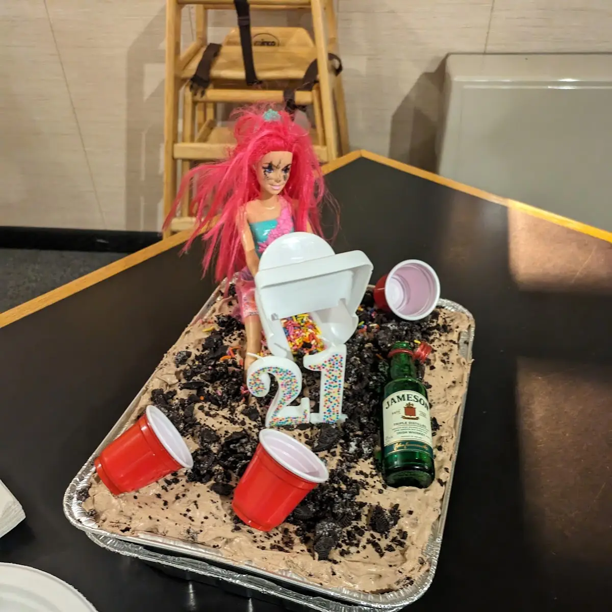 21st Birthday Cake