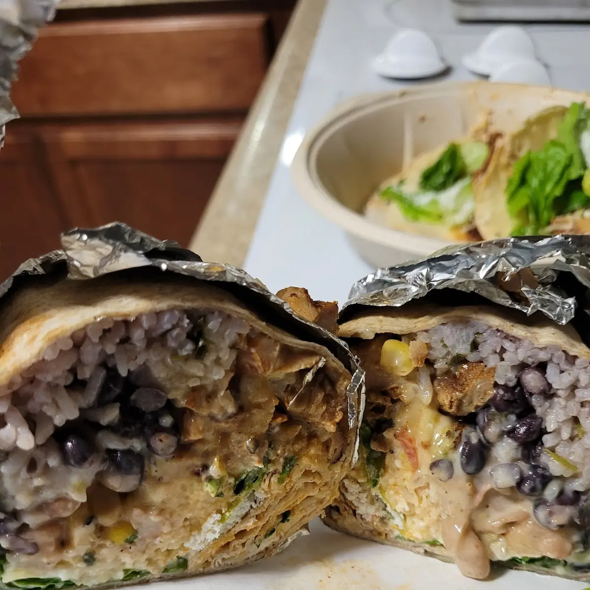 Adobo Chicken Burrito