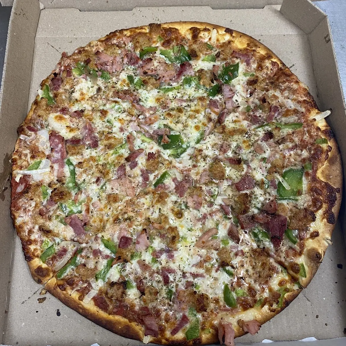 Meat Lovers with Bell Peppers Added