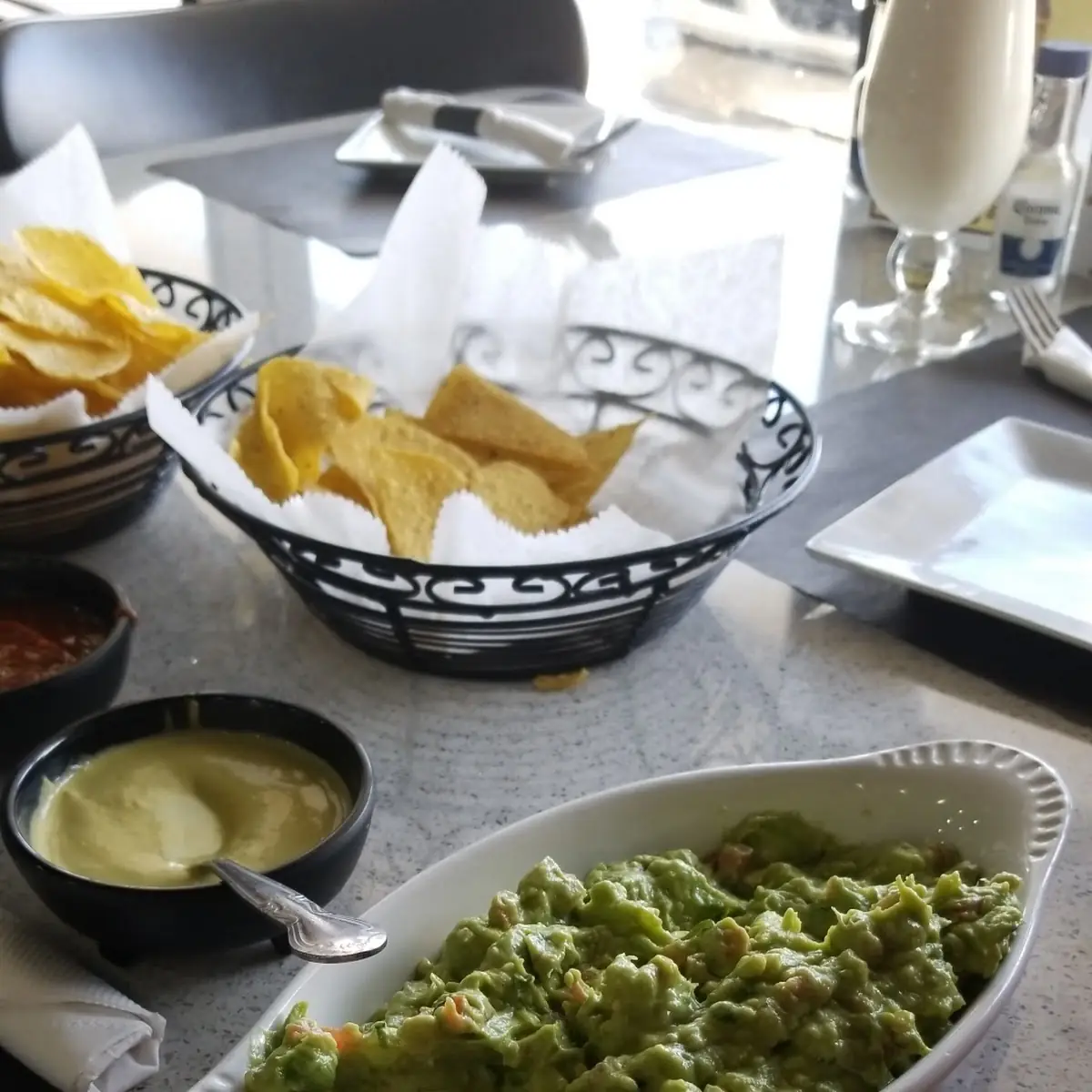 Guacamole Served with Tortilla Chips