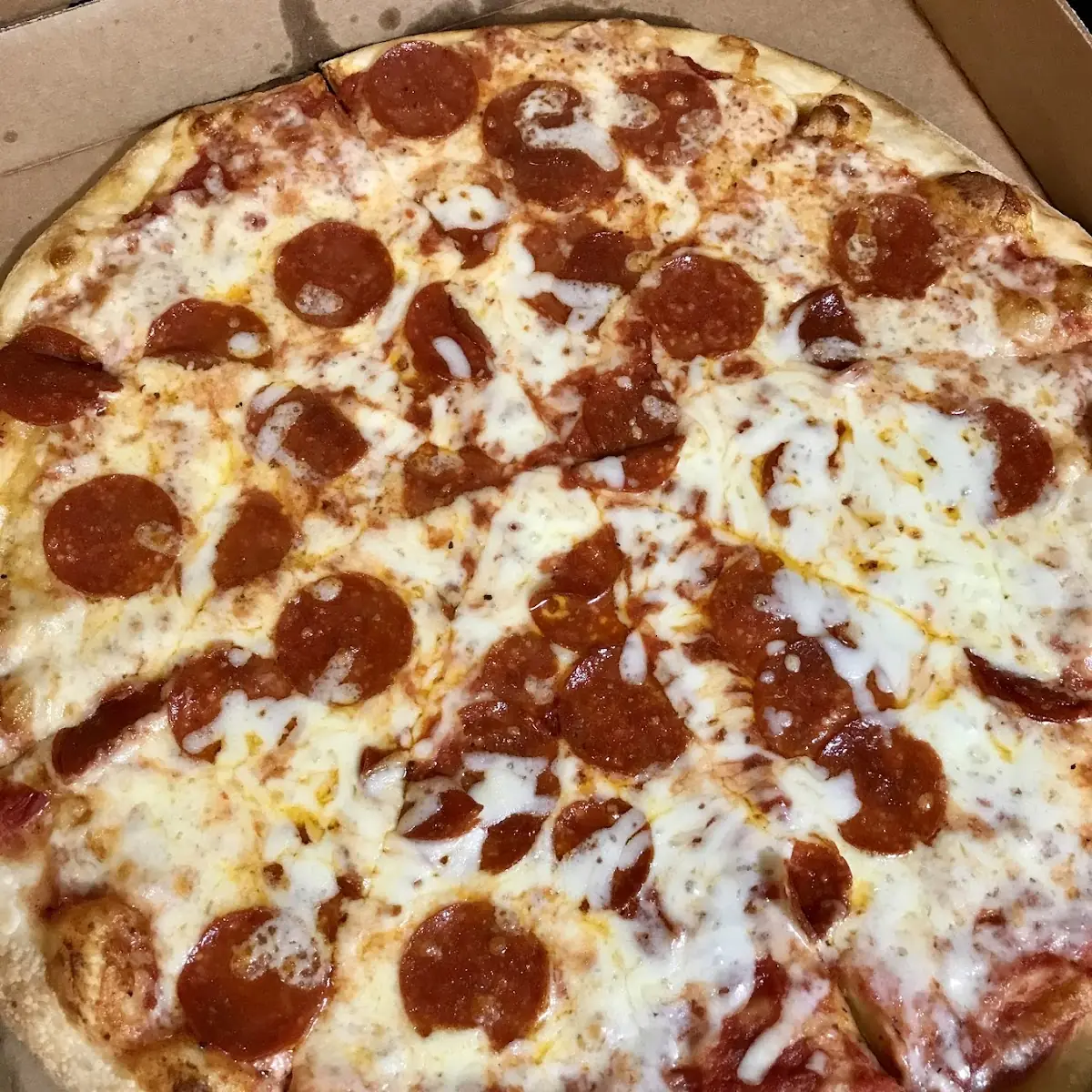 Large Extra Cheese and Pepperoni Pizza