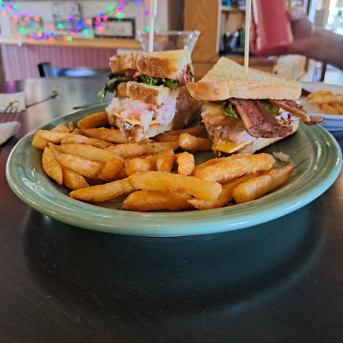 Seafood Club Sandwich