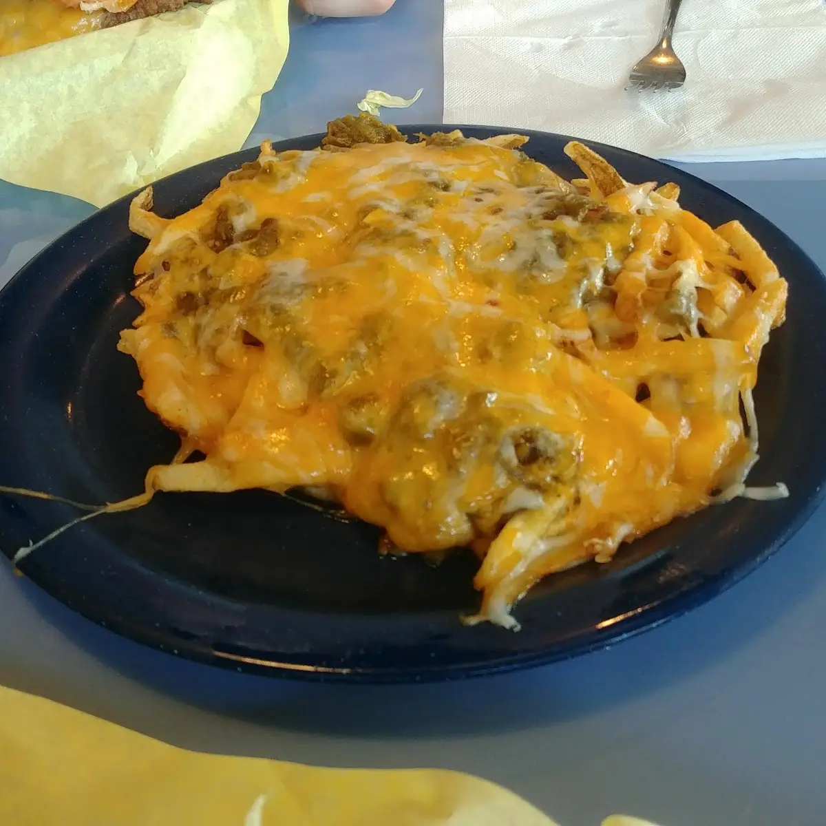 Green Chile Cheese Fries