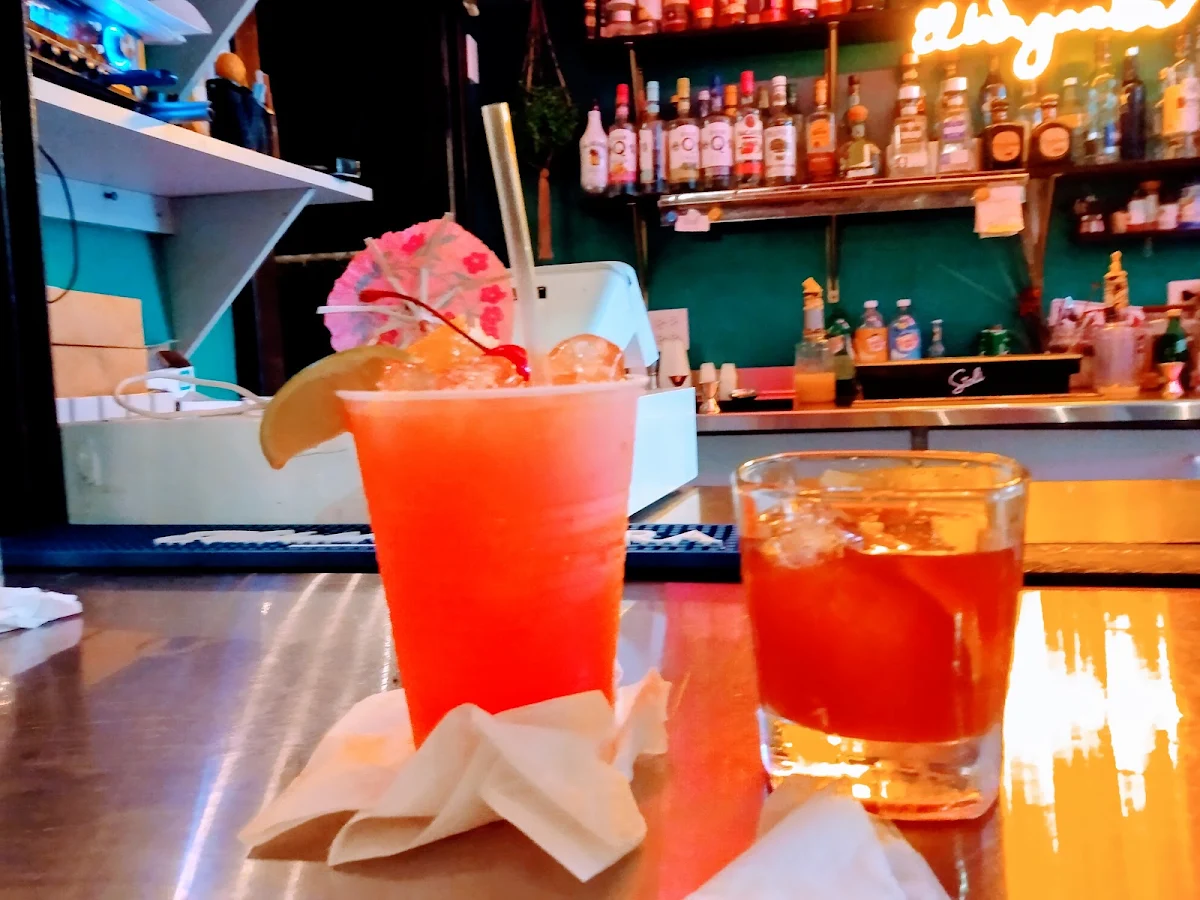 Rum Punch and Whiskie Old Fashioned