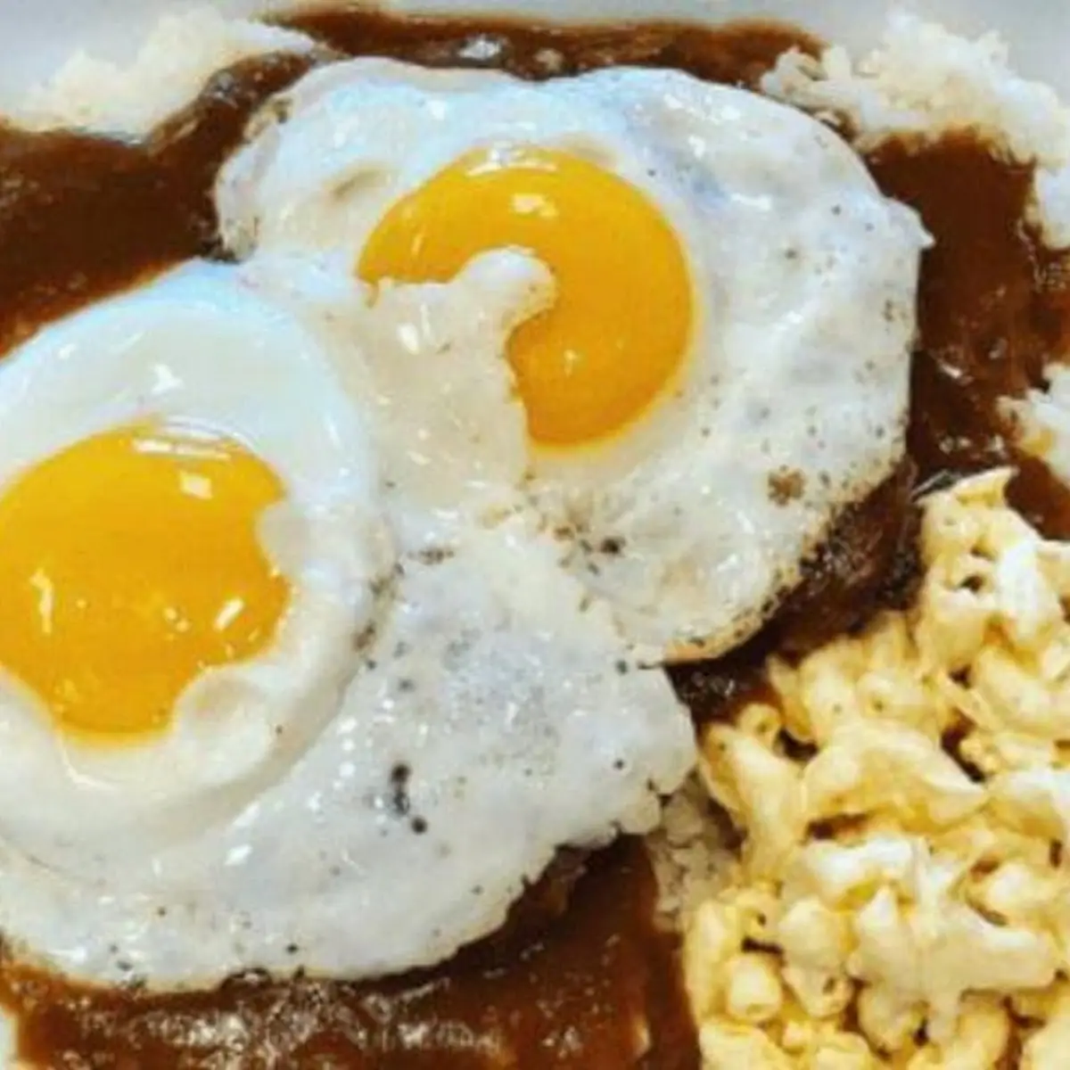 Hawaiian Loco Moco Plate