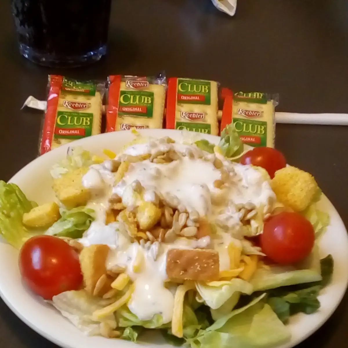 Tossed Salad with Ranch Dressing