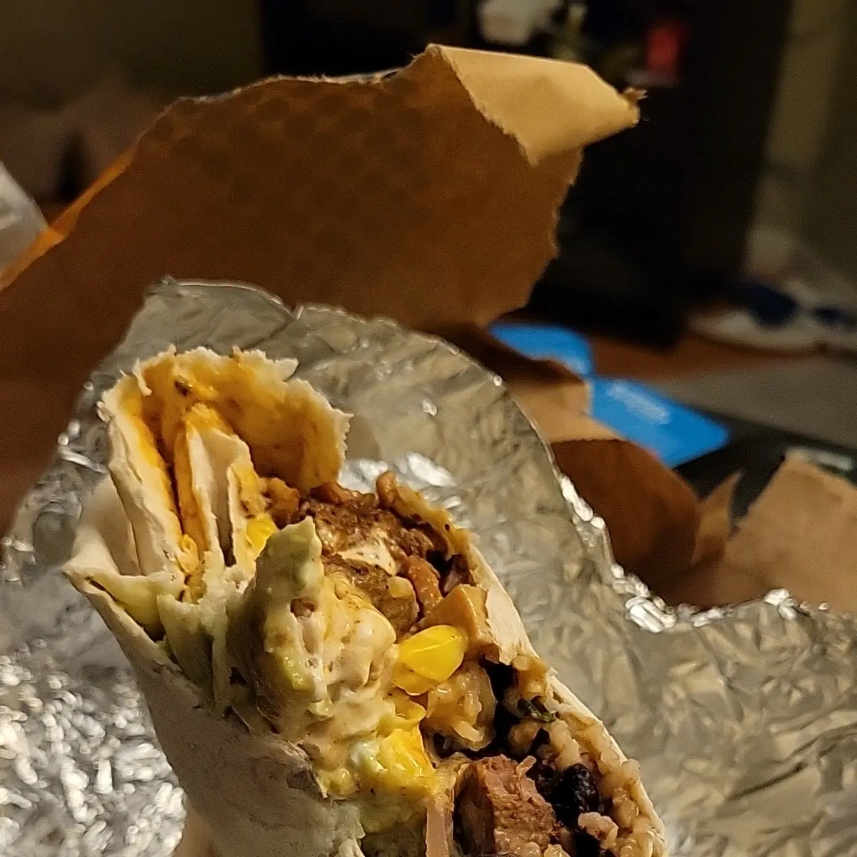 Adobo Chicken Burrito