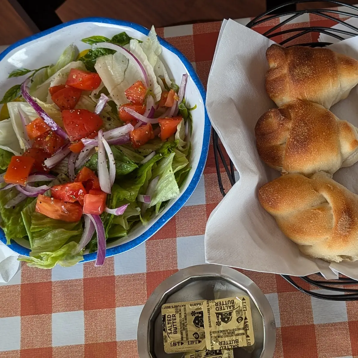 Bread and Side Salad