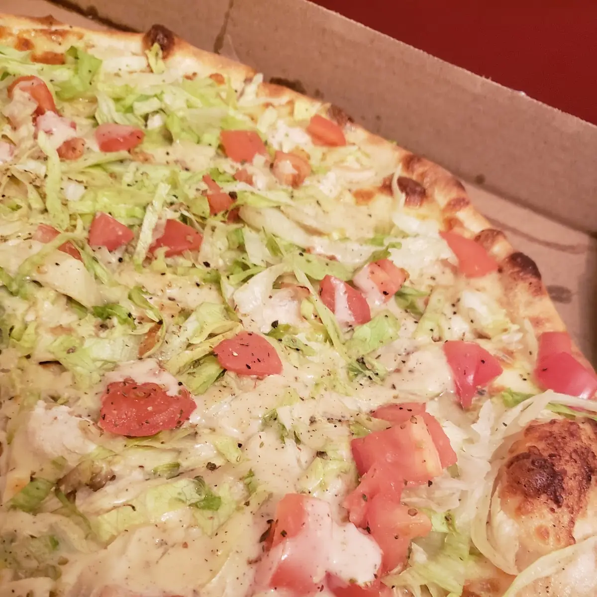 Chicken Caesar Pizza
