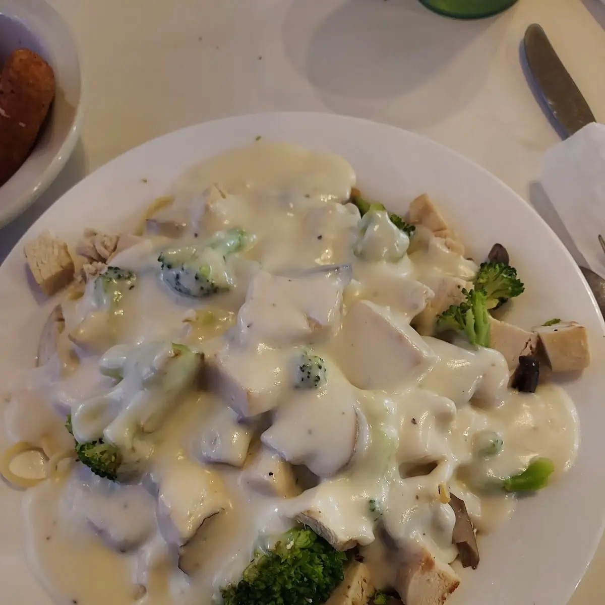 Grilled Chicken Alfredo