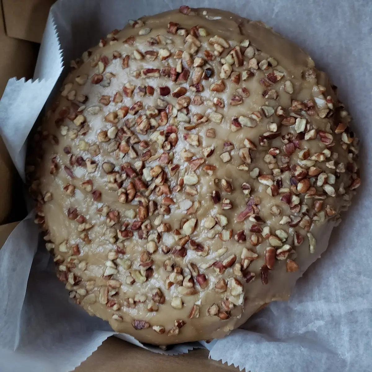 Caramel Pecan Cinnamon Roll