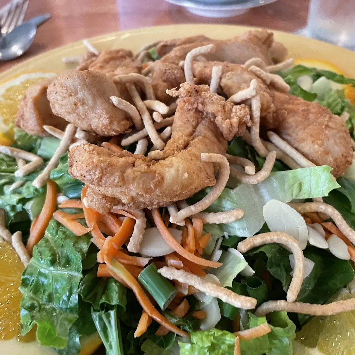 Crispy Chicken Oriental Salad