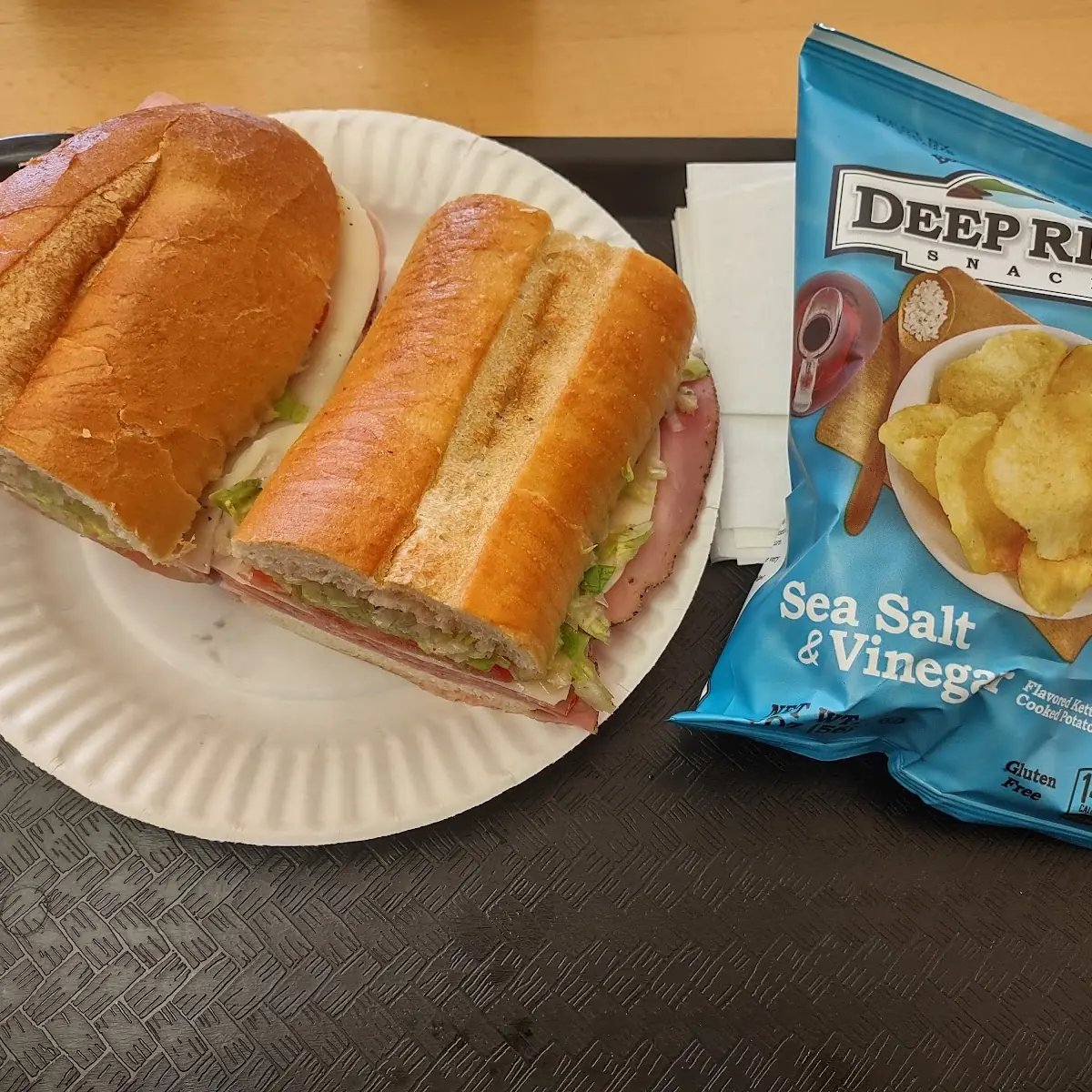 Italian Super Sub and Salt & Vinegar Chips