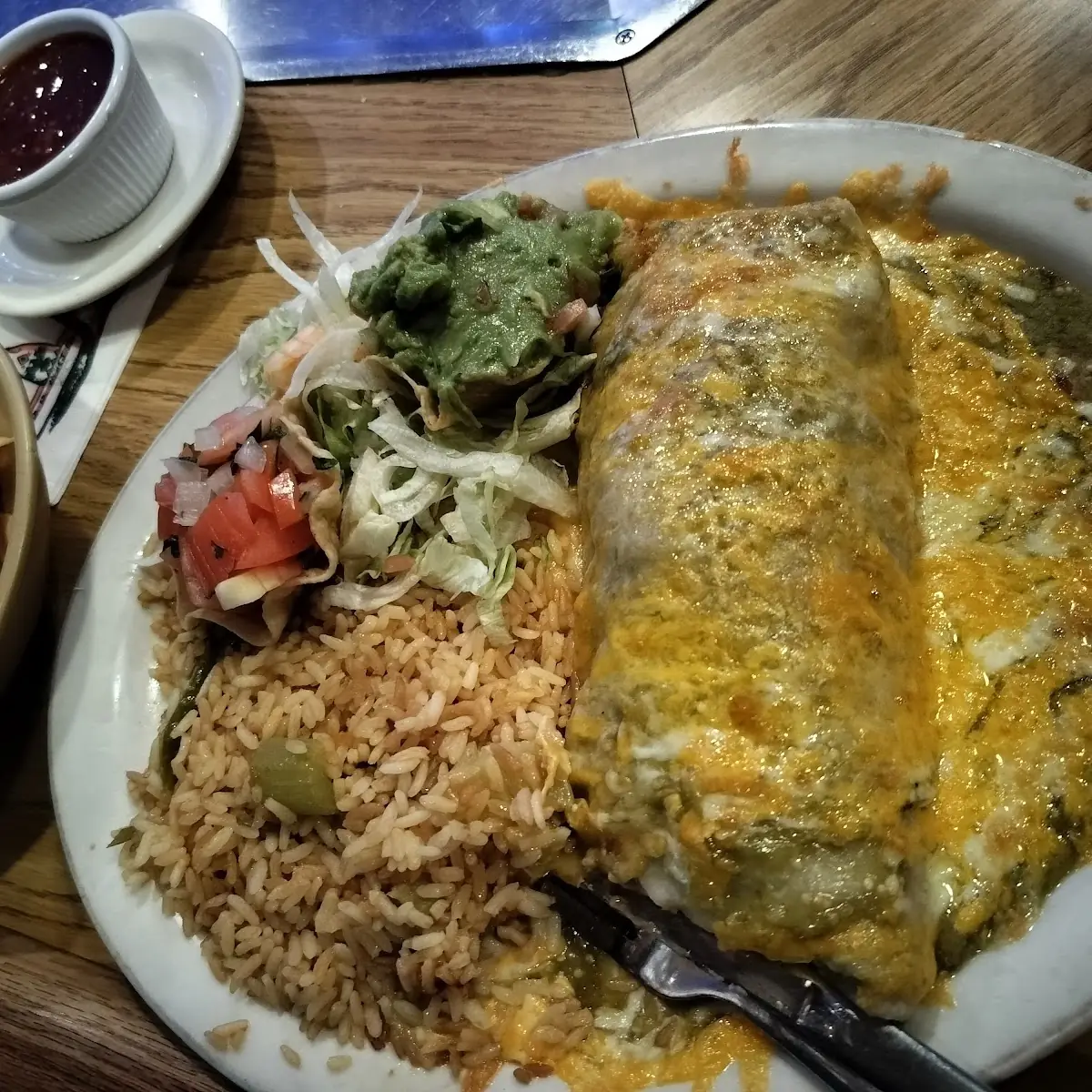 Chili Relleno and Soft Taco