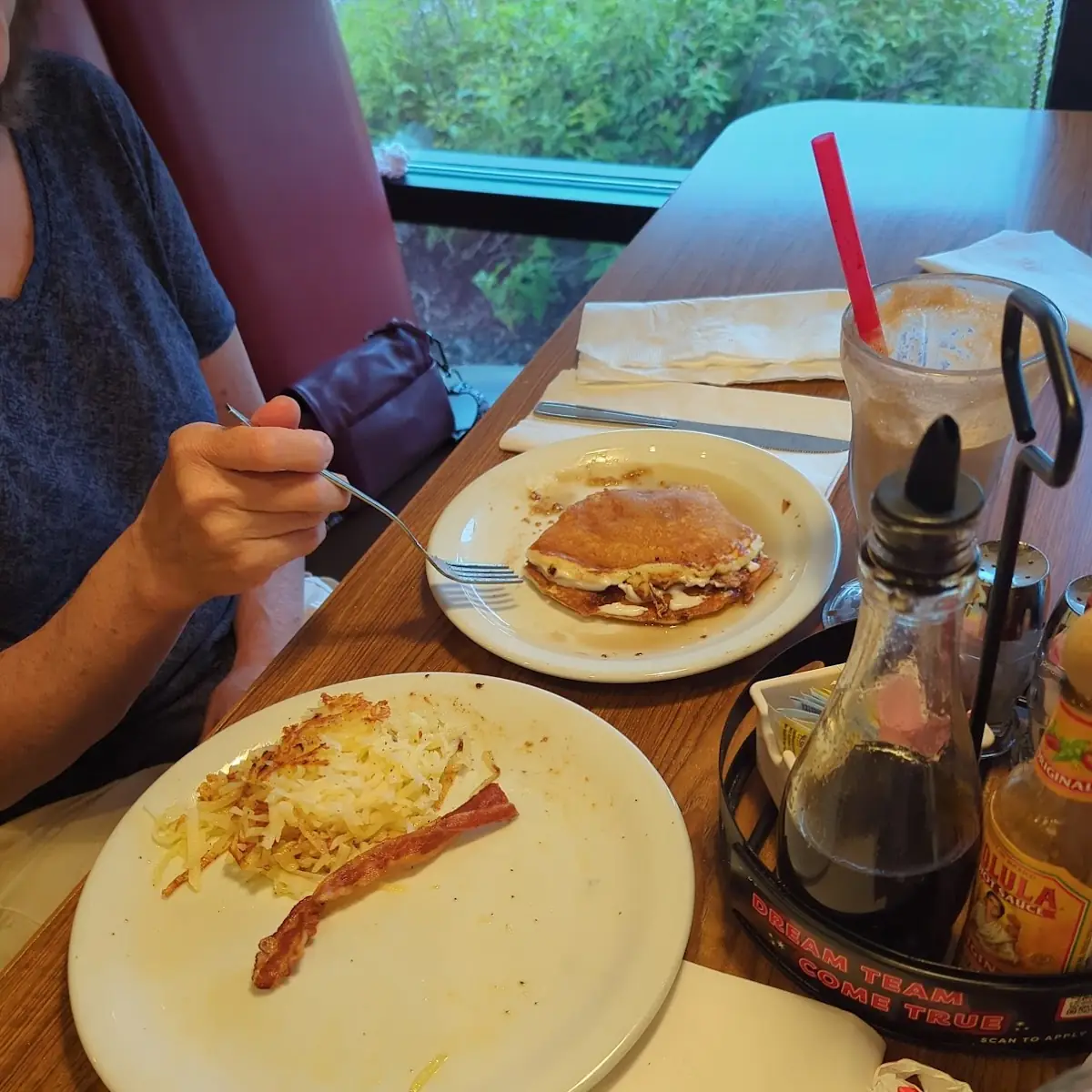 Cinnamon Pancake Breakfast