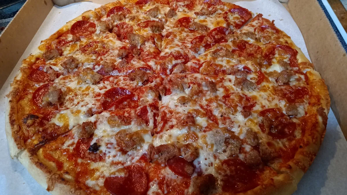 Pepperoni Sausage Pizza
