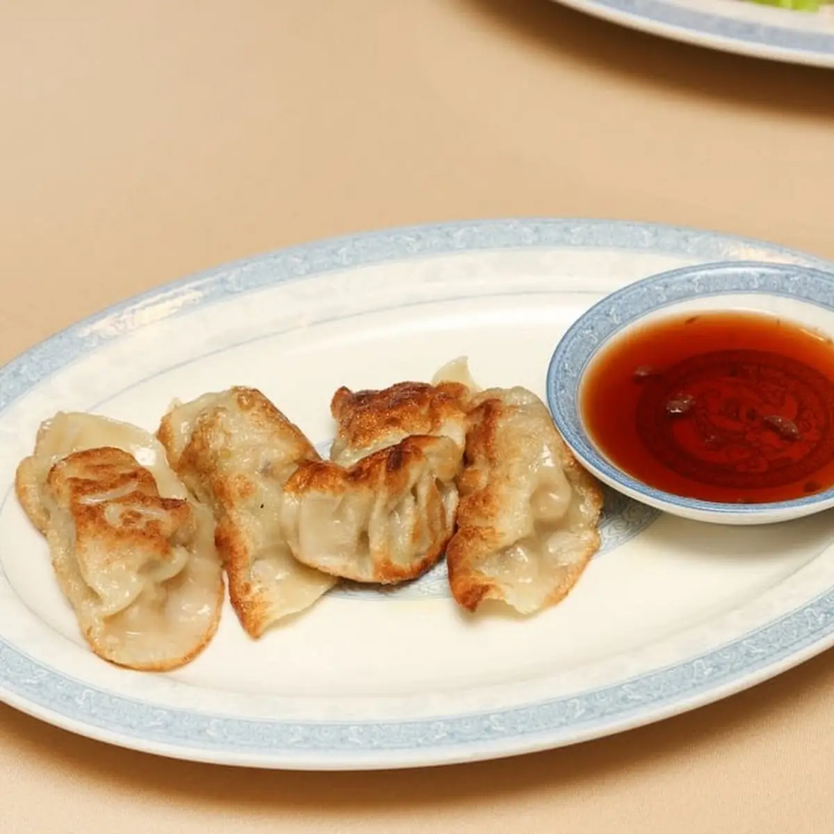 Fried Dumplings and Dipping Sauce