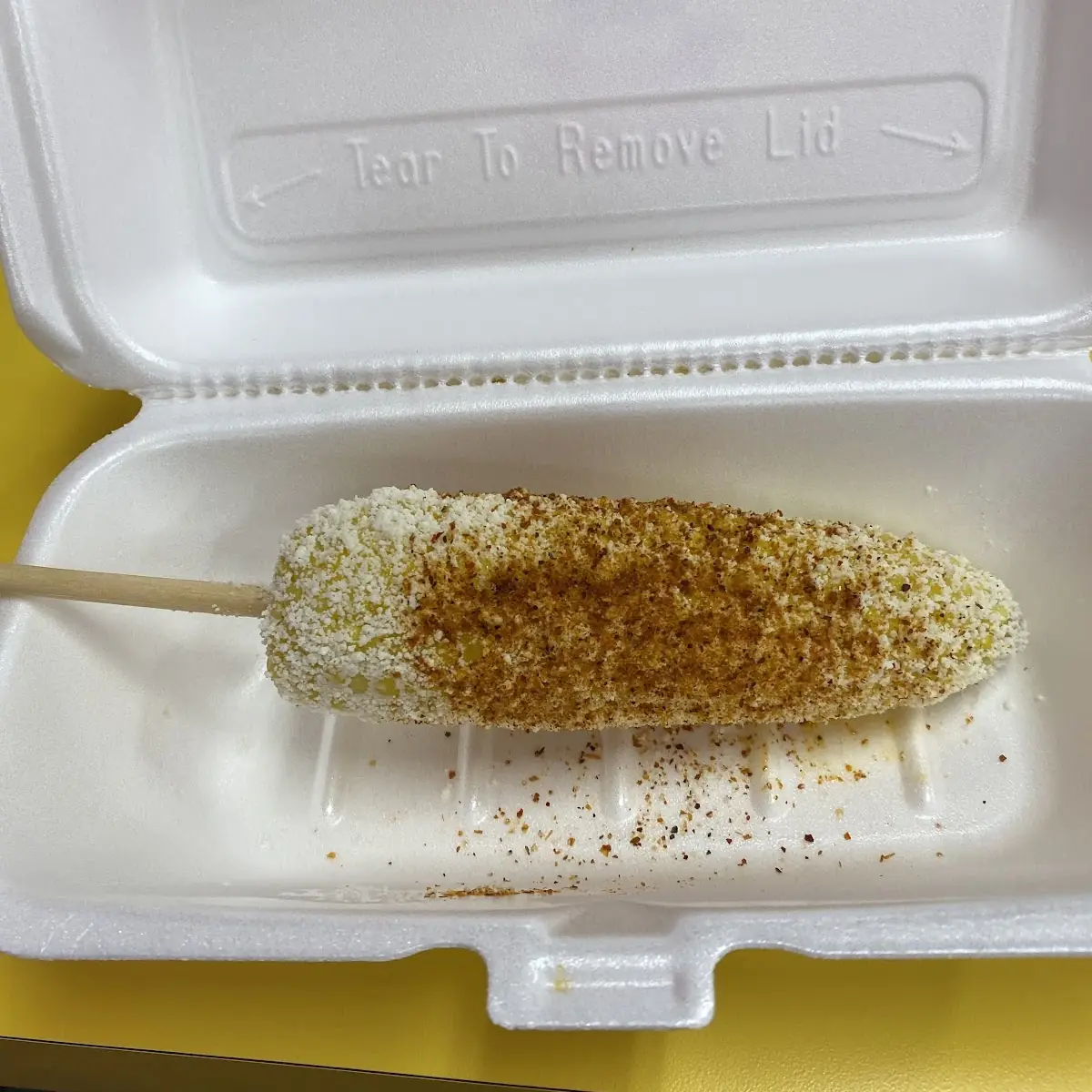 Elote w Hot Cheetos