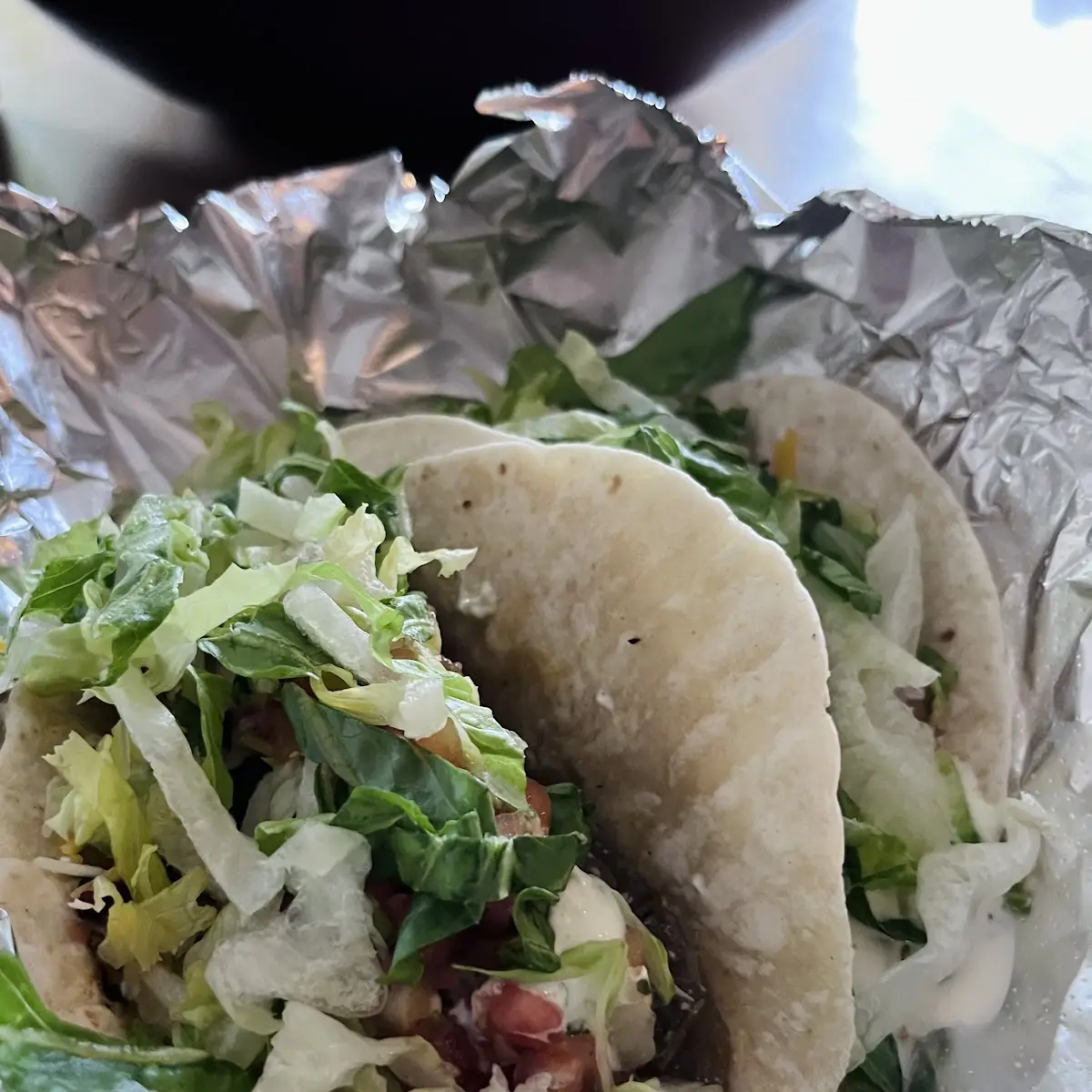 Taco and Chicken Bacon Ranch Taco